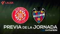 Previa, alineaciones probables y consejos fantasy del Girona - Levante. Jornada 5 de LaLiga.