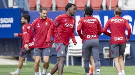 Osasuna suma una nueva baja muy importante en el entrenamiento de este martes