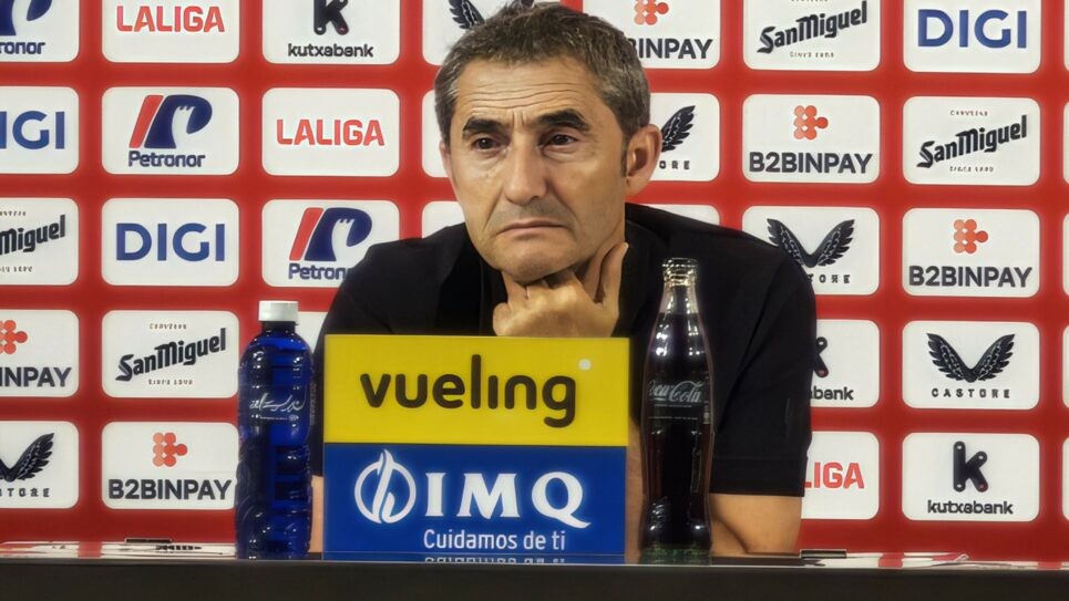 Valverde habla sobre Laporte y Hugo Rincón y explica las rotaciones y los cambios en el descanso