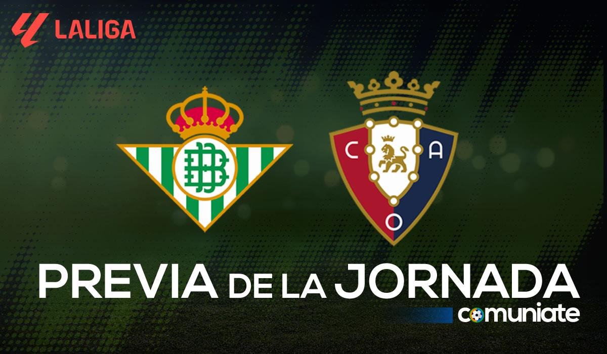 Previa, alineaciones probables y consejos fantasy del Betis - Osasuna. Jornada 7 de LaLiga. Previa, alineaciones probables y consejos fantasy del Betis - Osasuna. Jornada 7 de LaLiga.