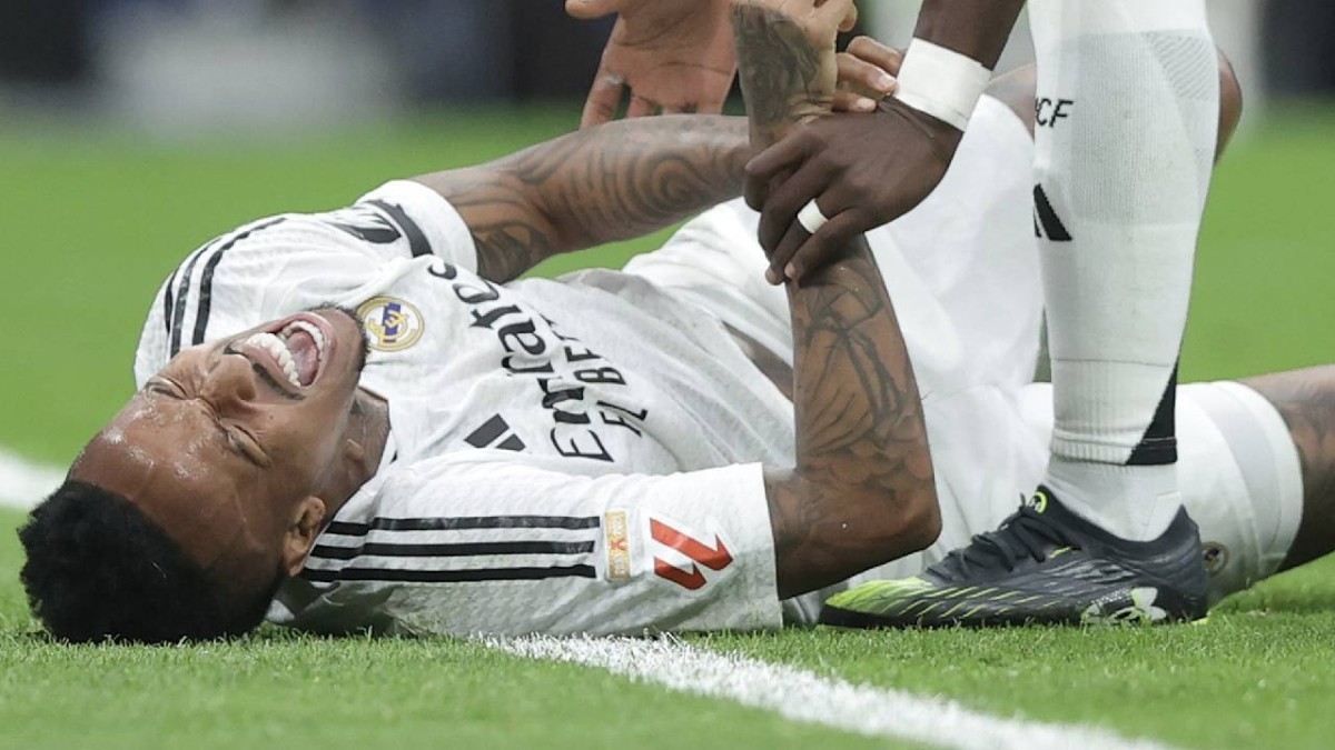 Militao cae lesionado del tobillo ante el Atlético de Madrid Militao cae lesionado del tobillo ante el Atlético de Madrid