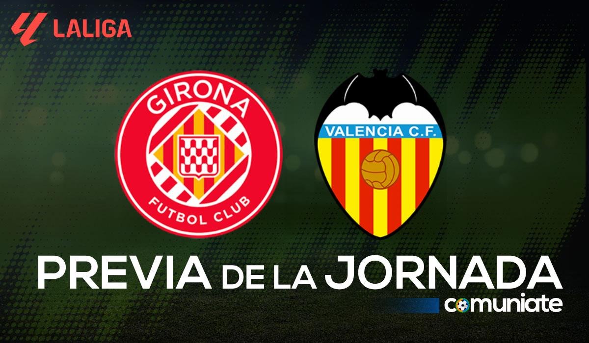 Previa, alineaciones probables y consejos fantasy del Girona - Valencia. Jornada 8 de LaLiga.