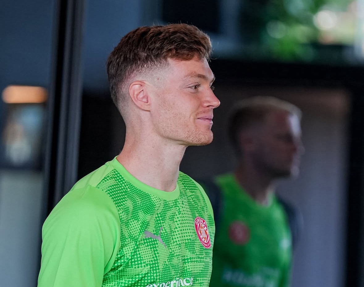 La enfermería del Girona: Tsygankov, Ounahi, Lemar, David López, Solís y Francés La enfermería del Girona: Tsygankov, Ounahi, Lemar, David López, Solís y Francés