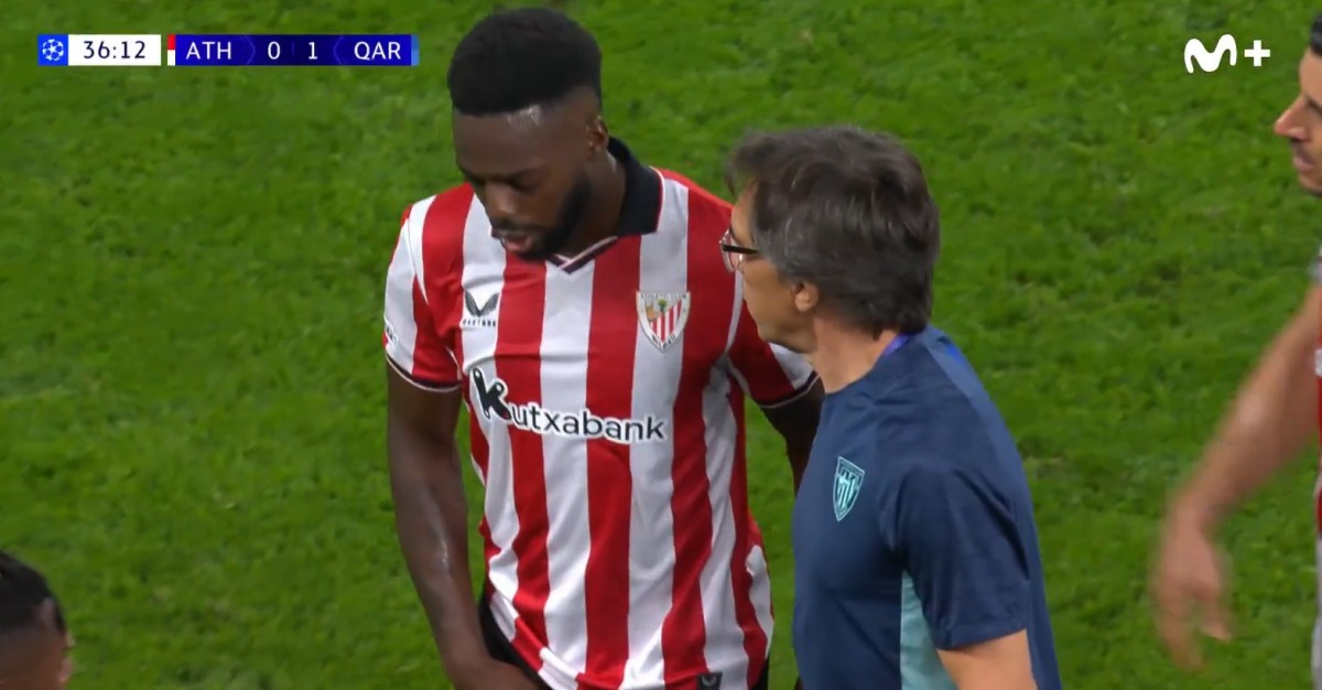¡Cae lesionado Iñaki Williams! ¡Cae lesionado Iñaki Williams!