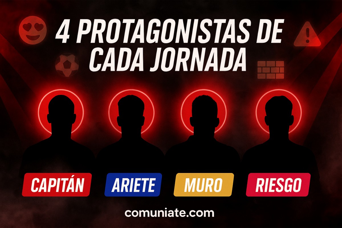 Novedad en Comuniate: 4 protagonistas por equipo… ¡cada jornada!