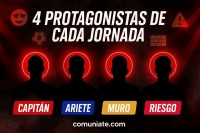 Novedad en Comuniate: 4 protagonistas por equipo… ¡cada jornada! Novedad en Comuniate: 4 protagonistas por equipo… ¡cada jornada!