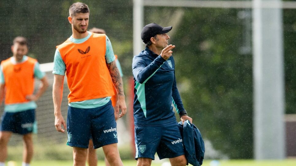Nueva baja en el entrenamiento del Athletic y última hora sobre la lesión de Laporte Nueva baja en el entrenamiento del Athletic y última hora sobre la lesión de Laporte