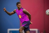 Rashford causa baja en el entrenamiento del Barcelona de este miércoles