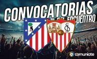 Jugadores convocados para el partido Atlético y Sevilla. Jornada 11. Jugadores convocados para el partido Atlético y Sevilla. Jornada 11.