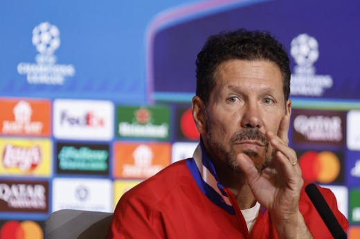 Simeone sobre Baena, Barrios, Giménez, Griezmann y el Union Saint-Gillois Simeone sobre Baena, Barrios, Giménez, Griezmann y el Union Saint-Gillois