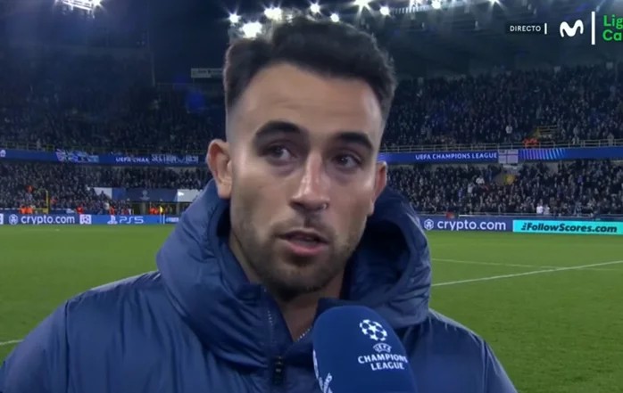 Eric García podría tener la nariz rota y queda pendiente de pruebas