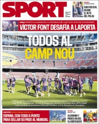 portada periódico deportivo