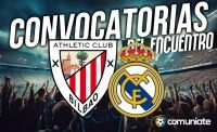Jugadores convocados para el partido Athletic y Real Madrid. Jornada 19. Jugadores convocados para el partido Athletic y Real Madrid. Jornada 19.