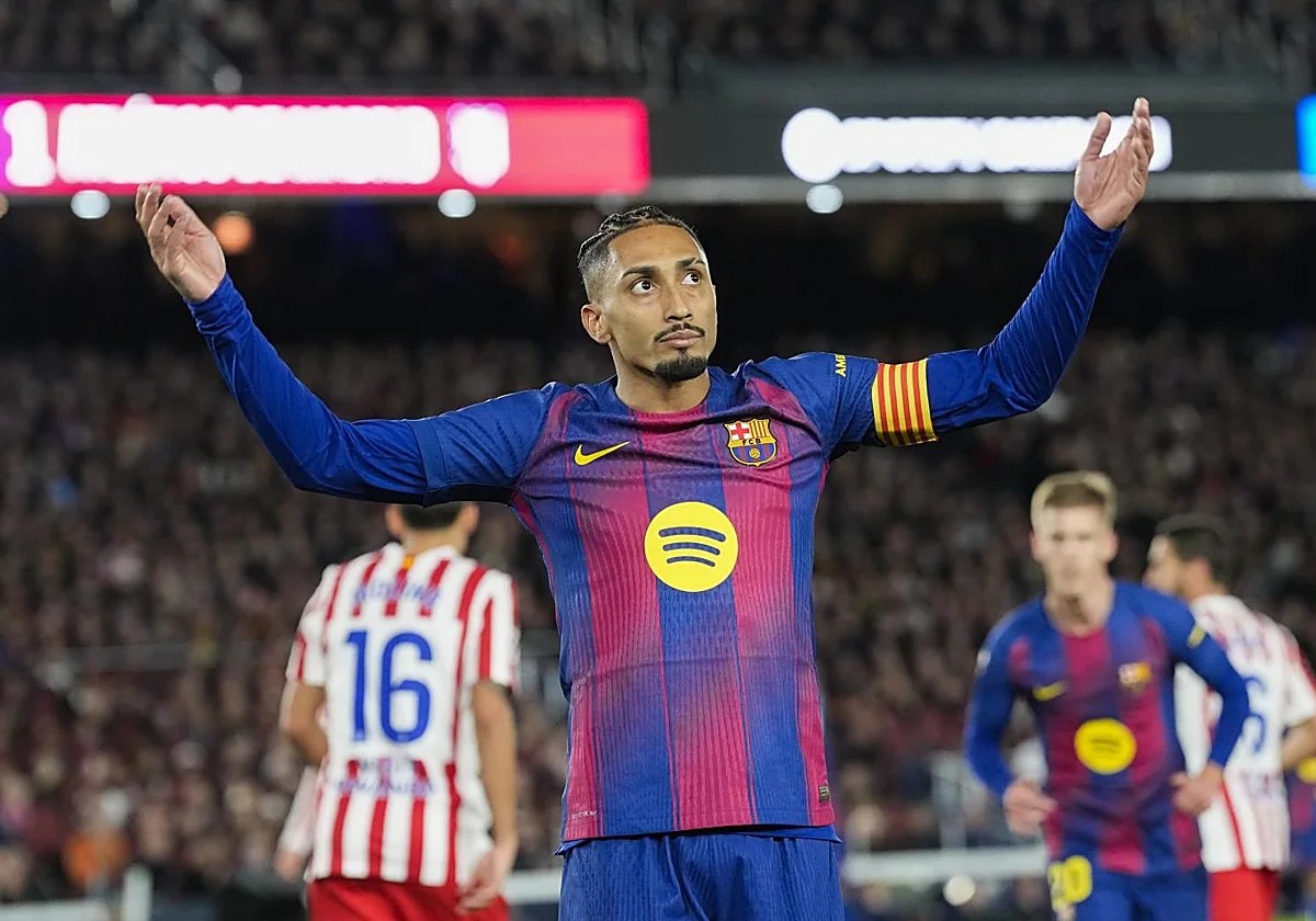 El motivo de la suplencia de Raphinha ante el Real Betis