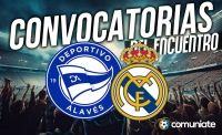 Jugadores convocados para el partido Alavés y Real Madrid. Jornada 16. Jugadores convocados para el partido Alavés y Real Madrid. Jornada 16.