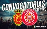 Jugadores convocados para el partido Mallorca y Girona. Jornada 18.