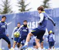 Simeone ensaya once en la sesión previa a enfrentarse a la Real Sociedad