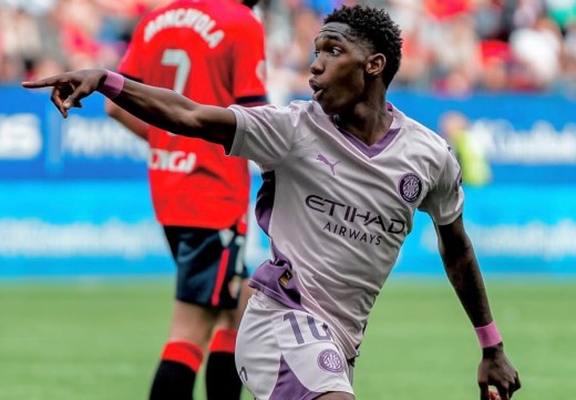 El Mallorca pregunta al Girona por la cesión de Yaser Asprilla