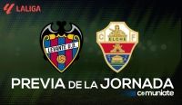 Levante - Elche. Previa, alineaciones probables y consejos fantasy. Jornada 21 de LaLiga.
