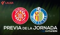 Girona - Getafe. Previa, alineaciones probables y consejos fantasy. Jornada 21 de LaLiga.
