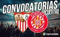 Jugadores convocados para el partido Sevilla y Girona. Jornada 23. Jugadores convocados para el partido Sevilla y Girona. Jornada 23.