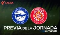Alavés - Girona. Previa, alineaciones probables y consejos fantasy. Jornada 25 de LaLiga.