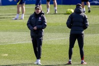 Simeone no ensaya once para recibir al Espanyol y manda a los titulares en Champions al gimnasio
