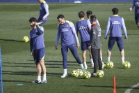 Simeone no ensaya once y no da pistas sobre las posibles rotaciones Simeone no ensaya once y no da pistas sobre las posibles rotaciones