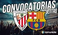 Jugadores convocados para el partido Athletic y Barcelona. Jornada 27. Jugadores convocados para el partido Athletic y Barcelona. Jornada 27.