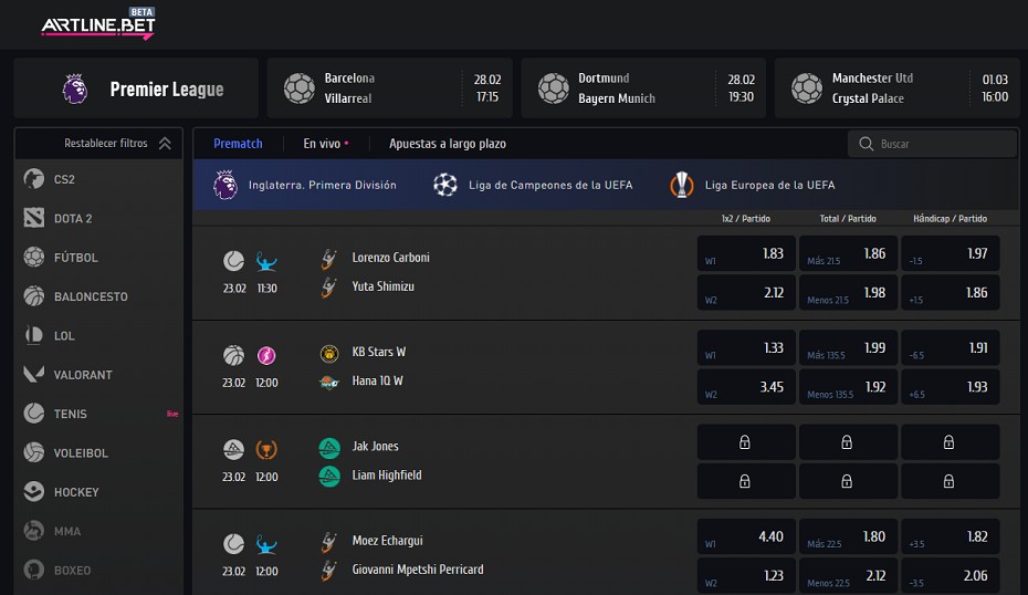 Artline.bet: bookmaker cripto para apostar en USDT (reseña 2026)