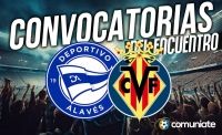 Jugadores convocados para el partido Alavés y Villarreal. Jornada 28. Jugadores convocados para el partido Alavés y Villarreal. Jornada 28.