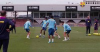 Última hora del  Barcelona, entrenamiento de la mañana