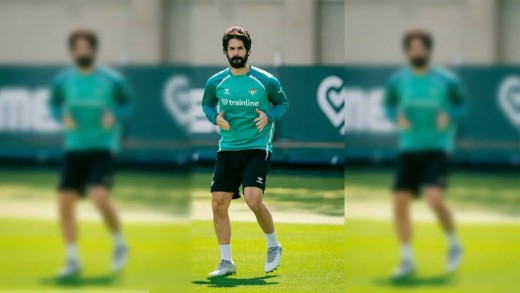Isco continúa sumando sesiones, último entrenamiento del Betis