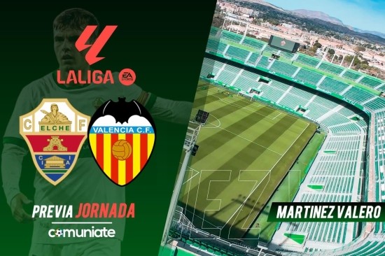 Elche - Valencia. Previa, alineaciones probables y consejos fantasy. Jornada 31 de LaLiga.