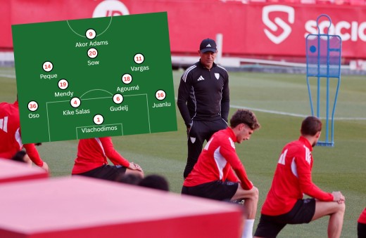 Correo de Andalucia tiene claro el once del Sevilla Correo de Andalucia tiene claro el once del Sevilla