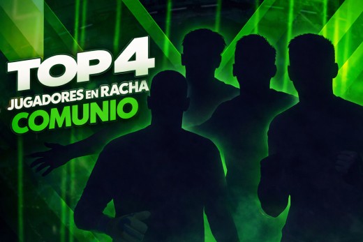 Top 4 jugadores en Racha de Comunio de las últimas 5 jornadas.