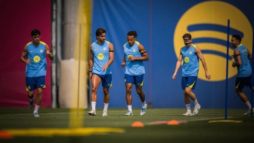 Buenas noticias con Fermín en el entrenamiento de hoy