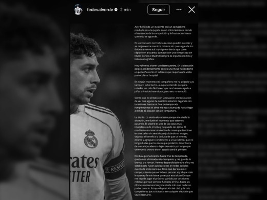 Valverde rompe su silencio y desmiente la pelea con Tchouaméni