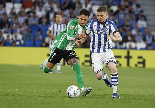 Crónica del partido Real Sociedad 2 - 2 Betis y mejores jugadores Comunio / Sofascore