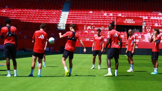 Isaac Romero no entrena antes de visitar al Villarreal