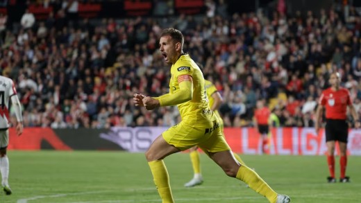 Stuani enfría Vallecas y rescata al Girona en el último suspiro