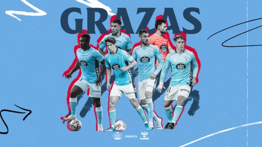 El Celta de Vigo se despide de 6 jugadores: Aidoo, Mingueza, Fer López ...