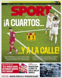 portada periódico deportivo