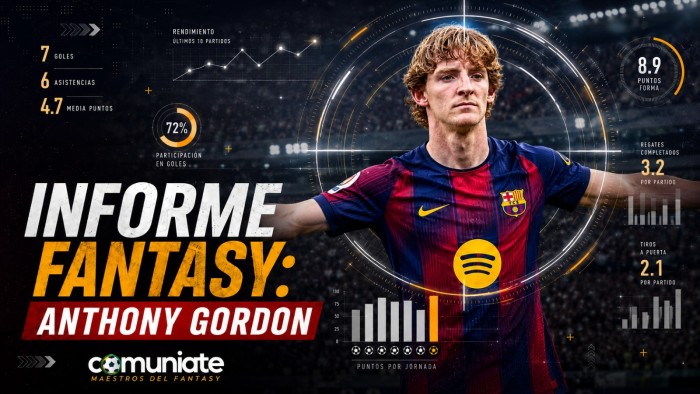 Análisis Fantasy: Anthony Gordon (Barcelona)