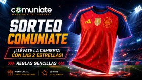 Comuniate gives away Spain's shirt with the two stars! Comuniate gives away Spain's shirt with the two stars!