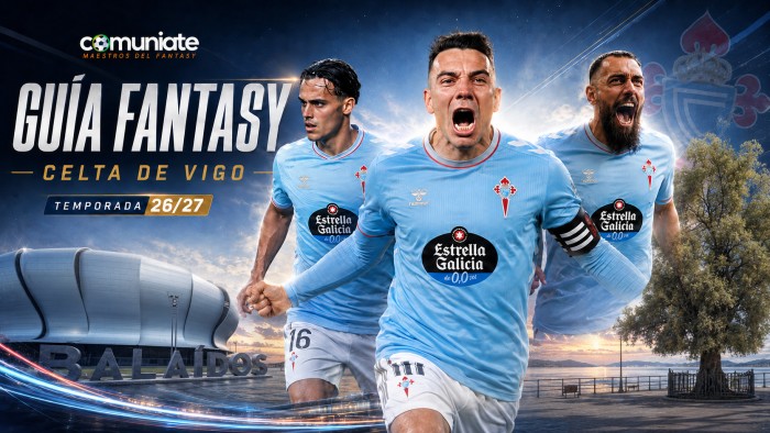 Guía Fantasy del R.C. Celta de Vigo 2026/27: plantilla, once tipo y jugadores recomendables