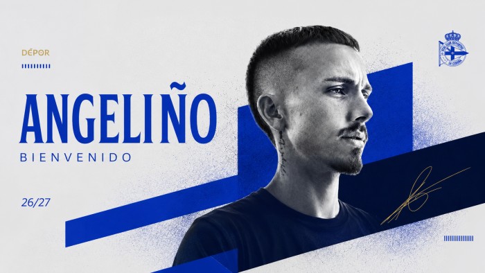 El Deportivo hace oficial el fichaje de Angeliño