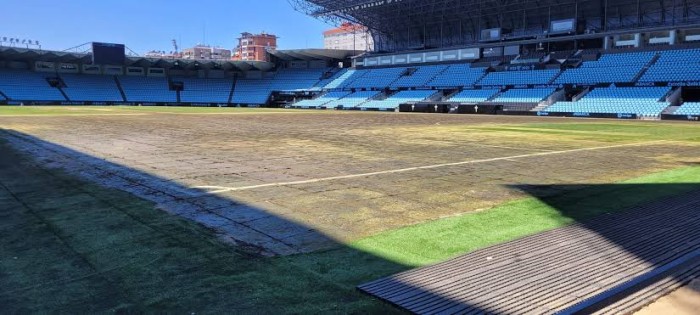 El Celta-Osasuna de la jornada 1, en peligro de aplazamiento por un hongo en Balaídos