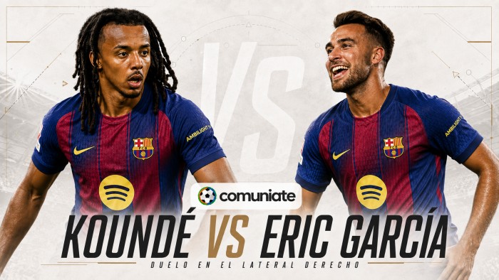 Eric García vs Koundé: Flick abre una batalla inesperada por el lateral derecho del Barça