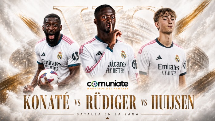 Konaté, Rüdiger y Huijsen. ¿Quién jugará el primer partido de liga?